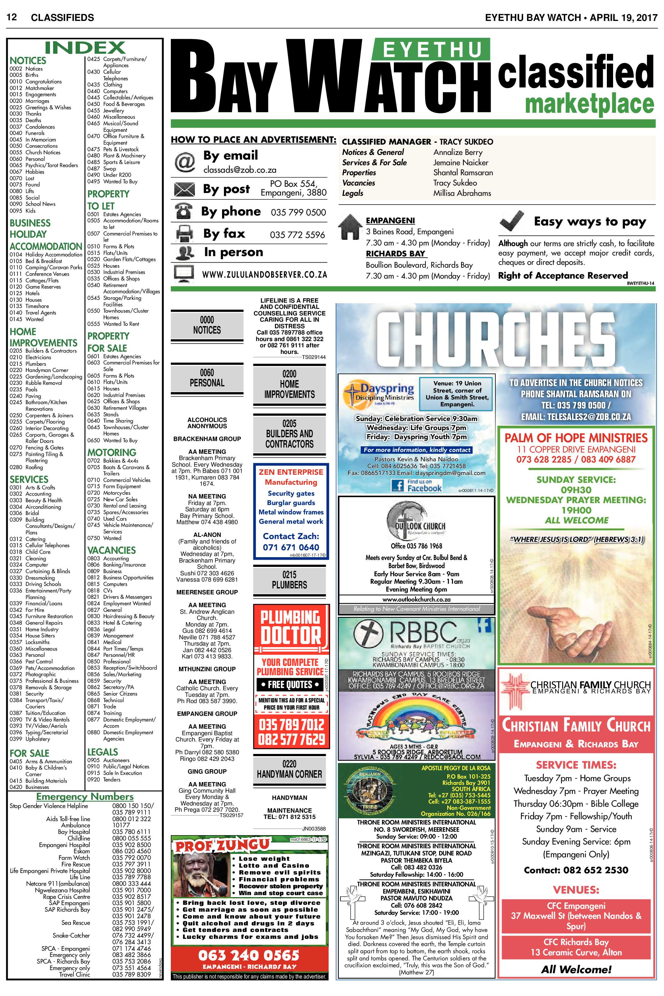 Eyethu Baywatch 19 April page 12