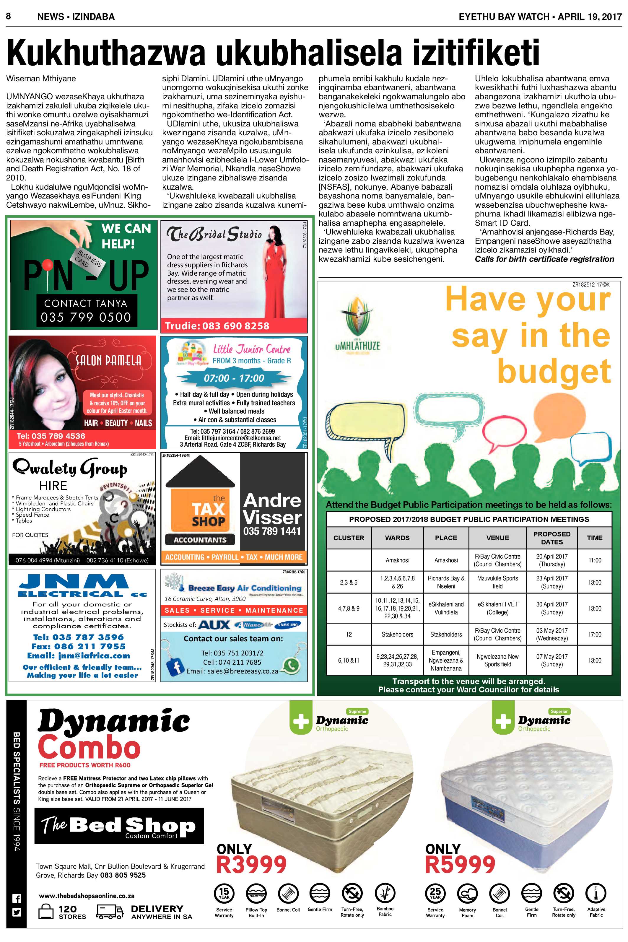 Eyethu Baywatch 19 April page 8