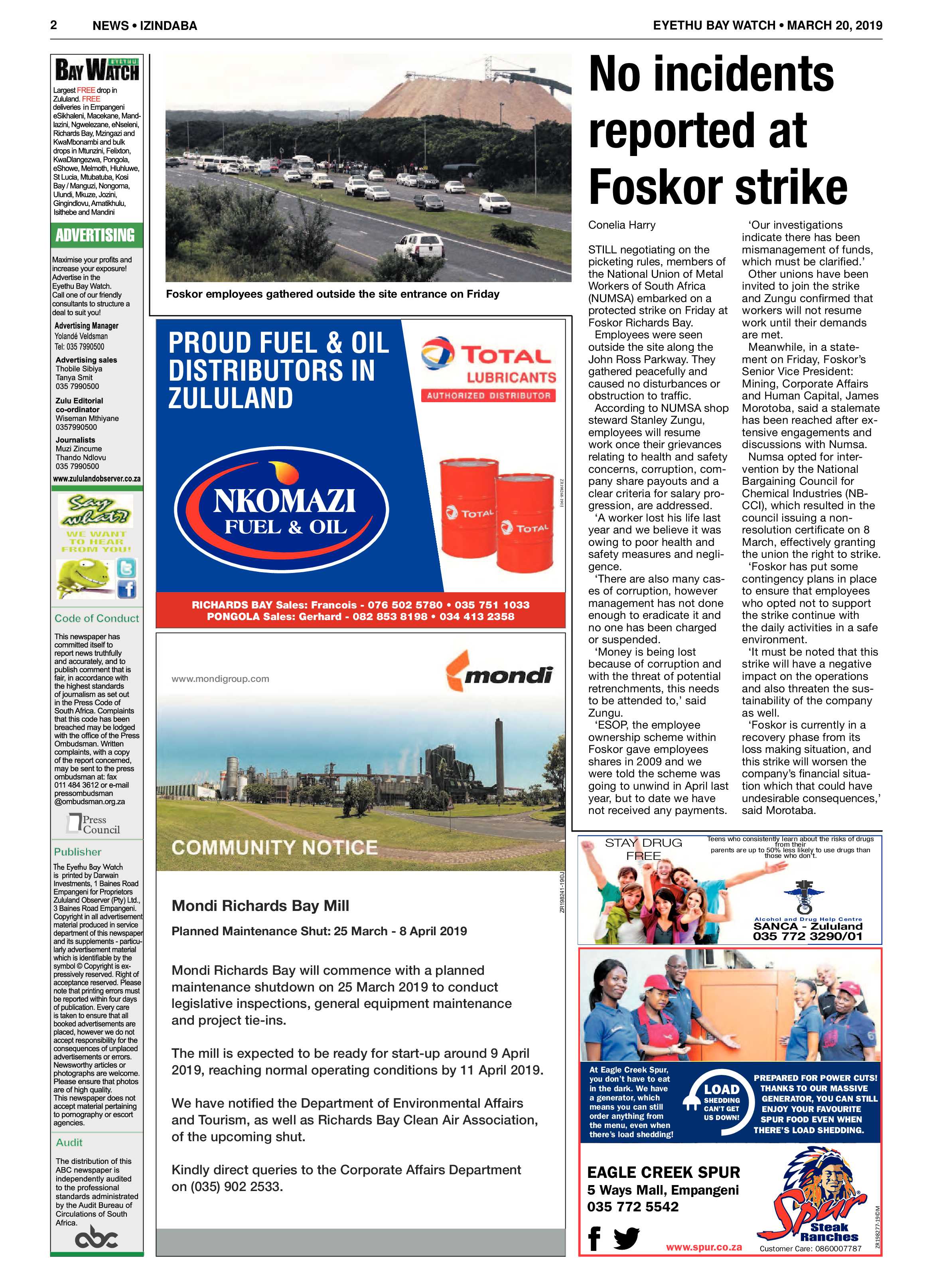 Eyethu Baywatch 20 March page 2