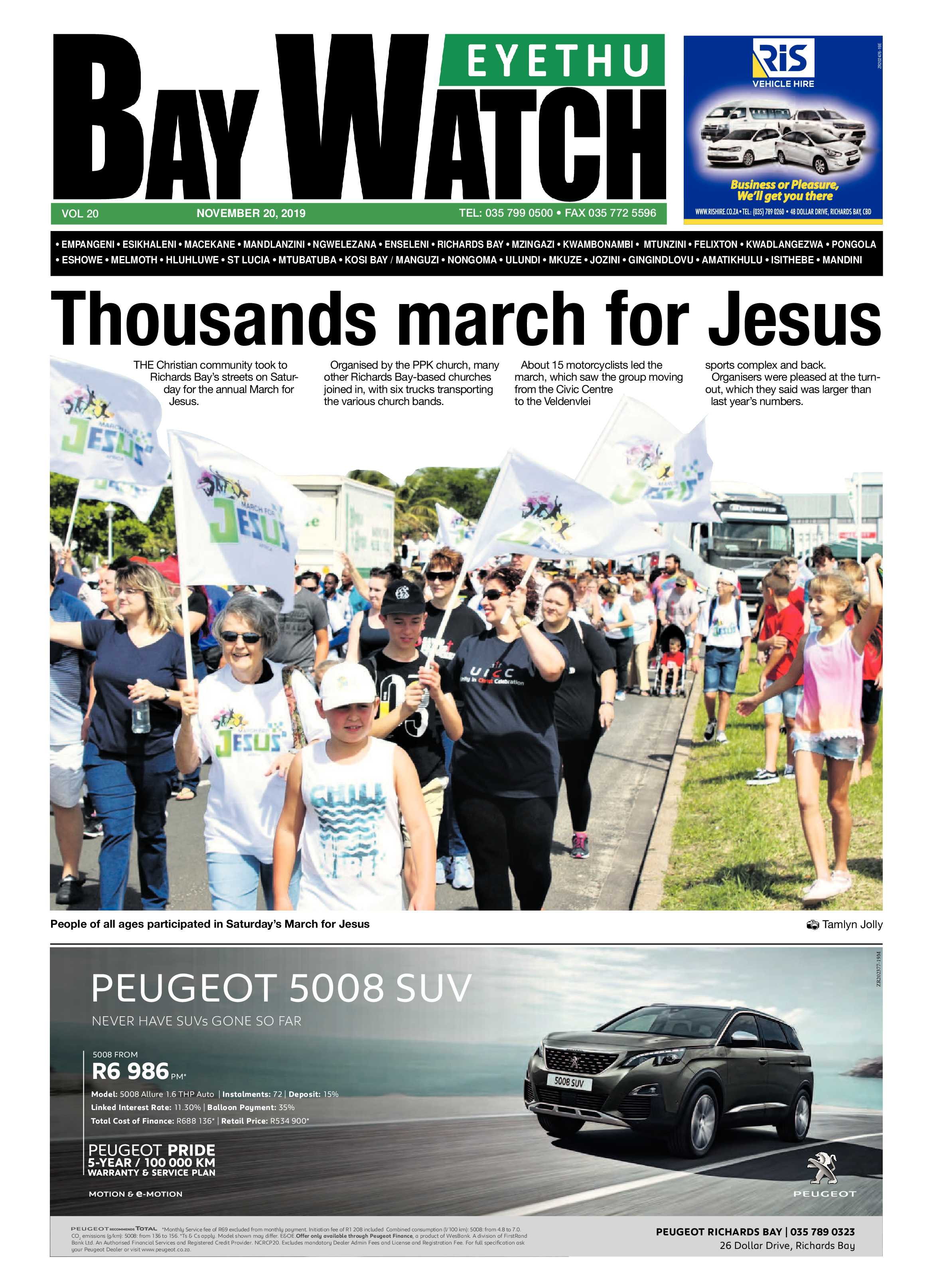 Eyethu Baywatch 20 Nov page 1