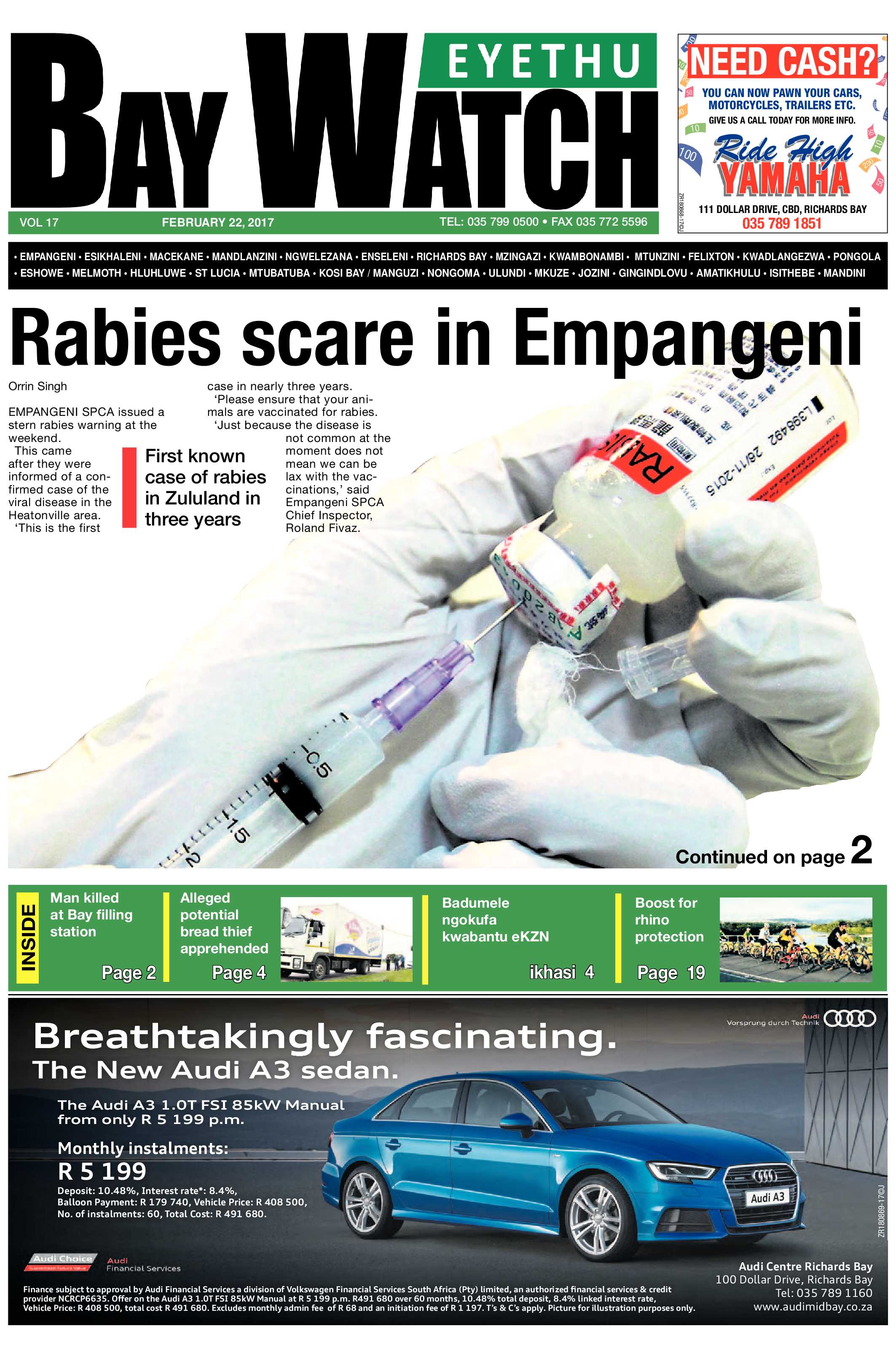 Eyethu Baywatch 22 February page 1