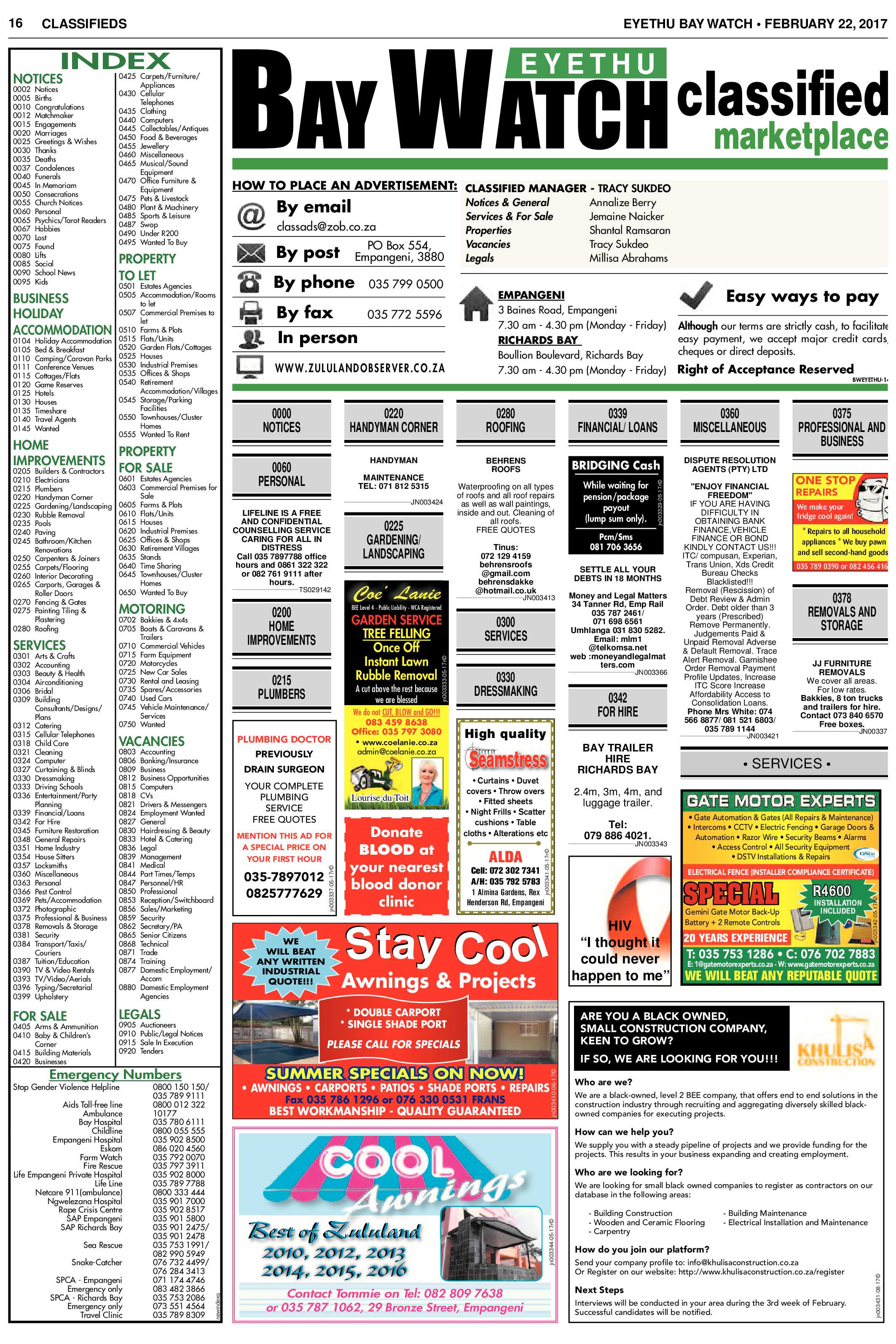 Eyethu Baywatch 22 February page 16