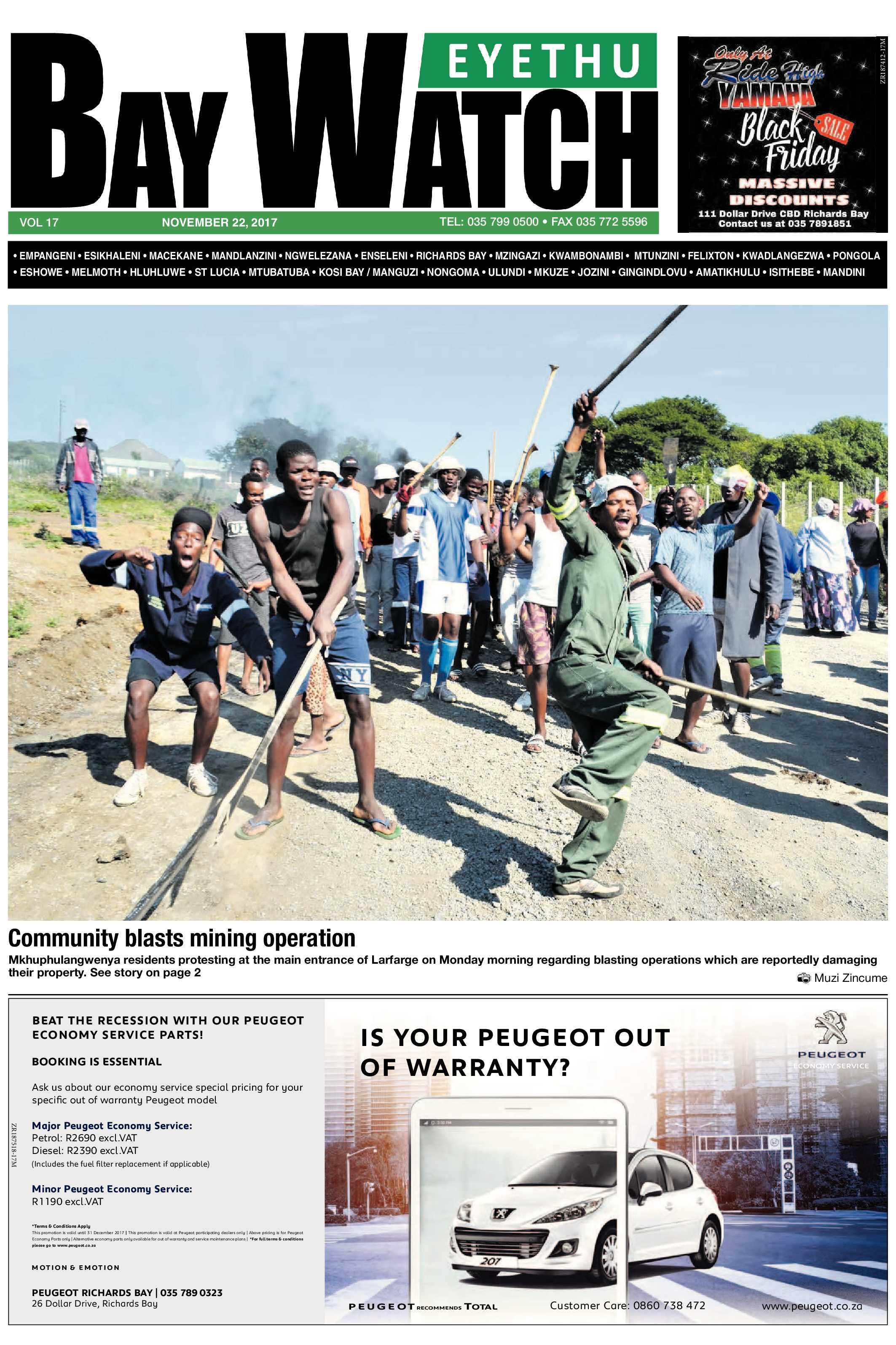 Eyethu Baywatch 22 Nov page 1