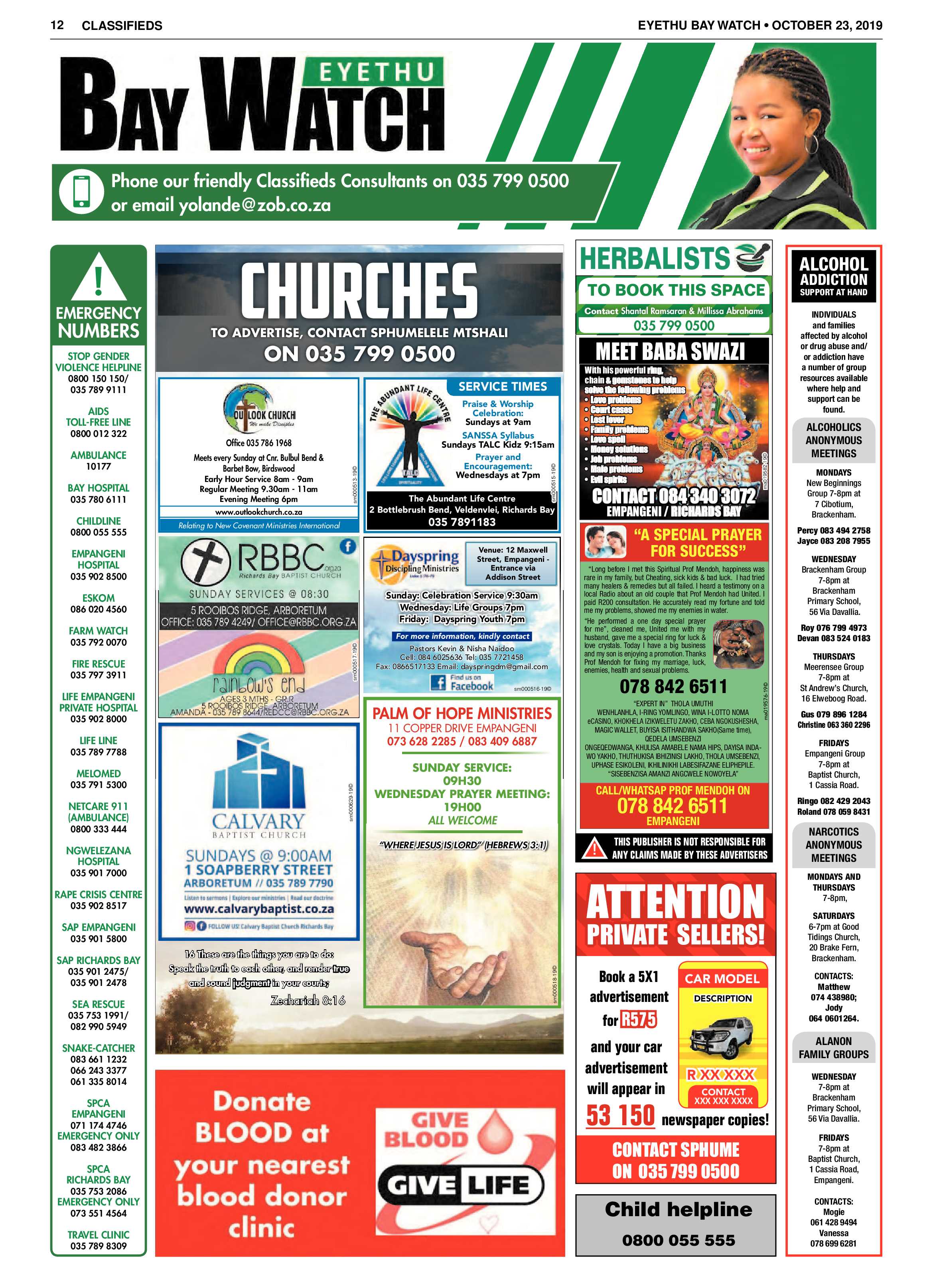 Eyethu Baywatch 23 October page 12