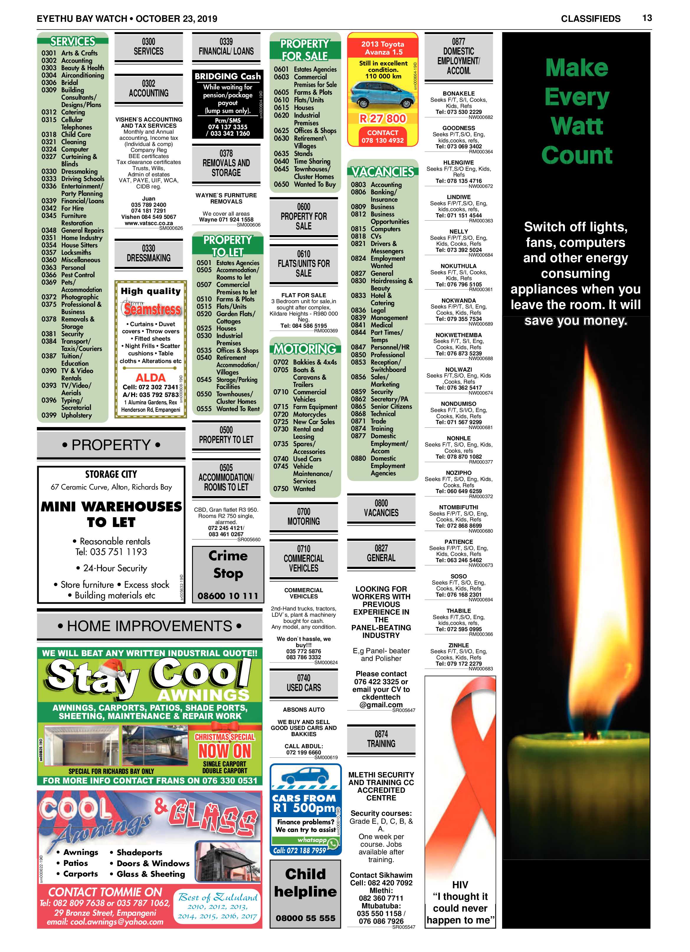 Eyethu Baywatch 23 October page 13