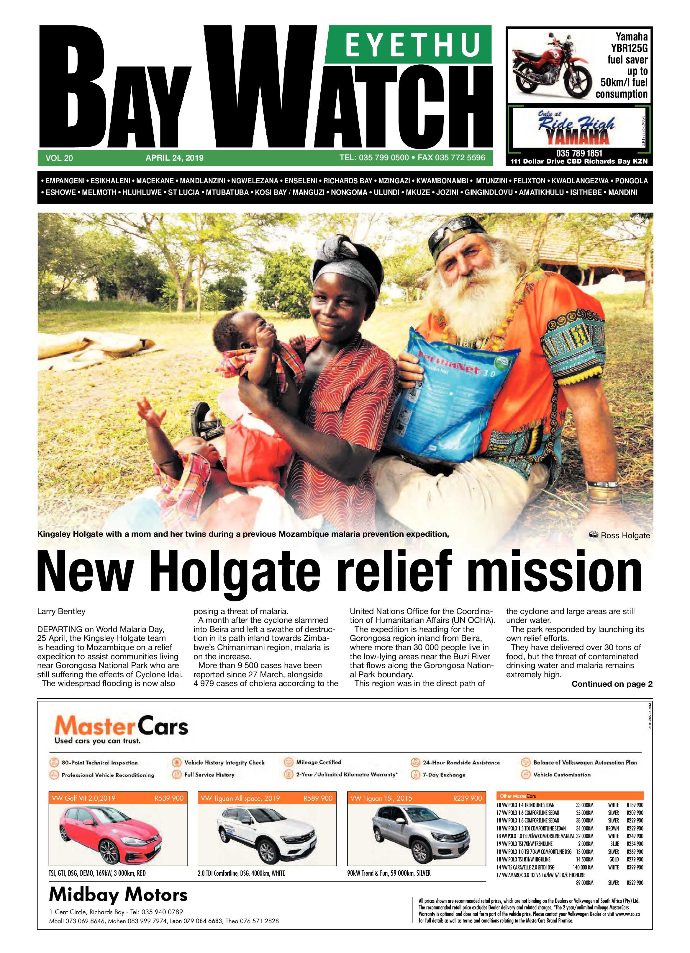 Eyethu Baywatch 24 April page 1