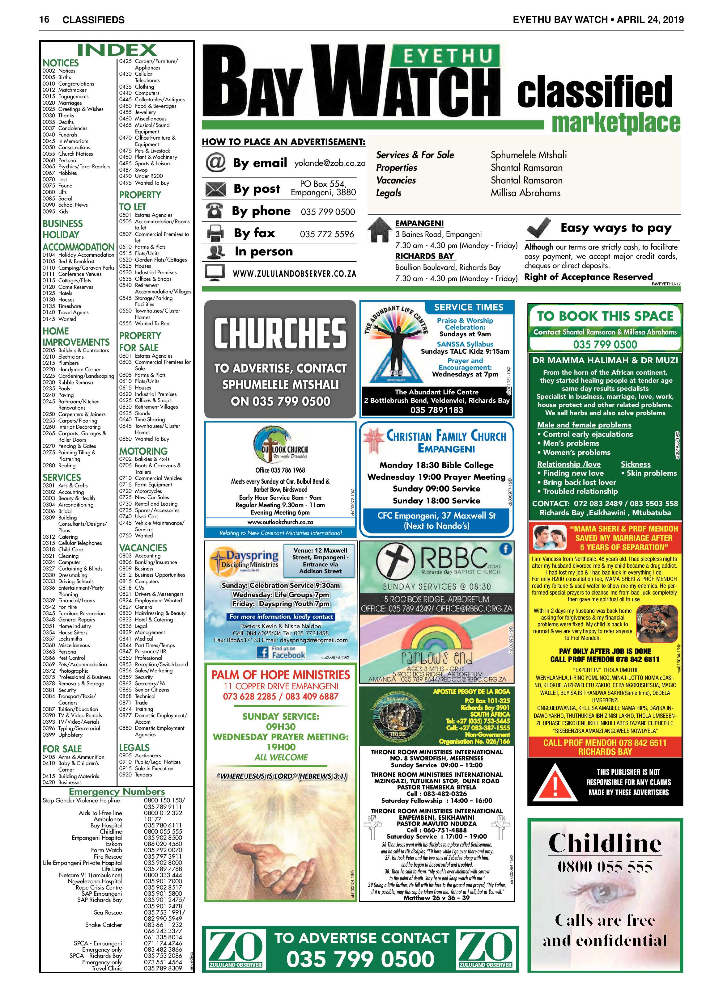 Eyethu Baywatch 24 April page 16