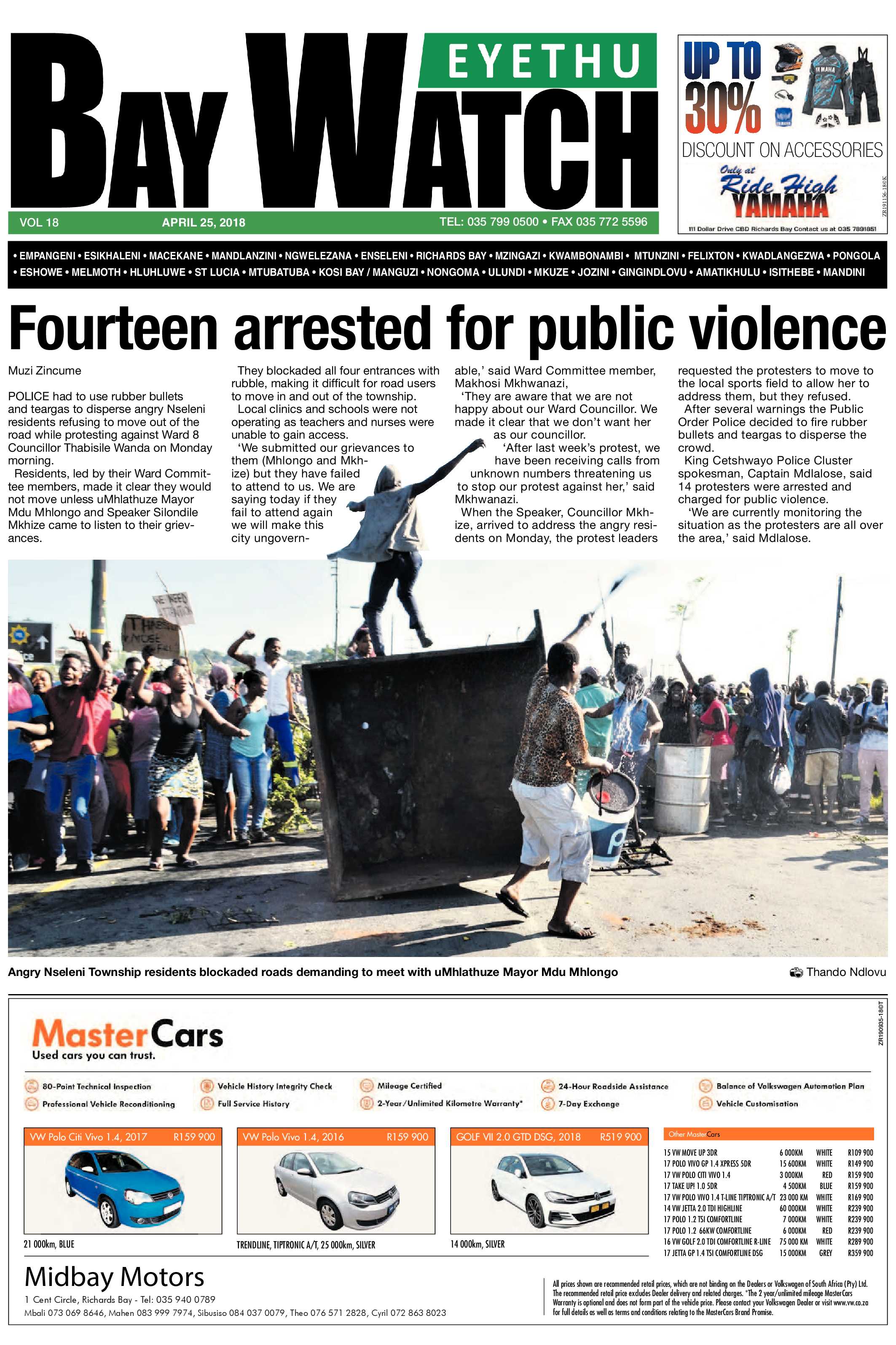 Eyethu Baywatch 25 April page 1