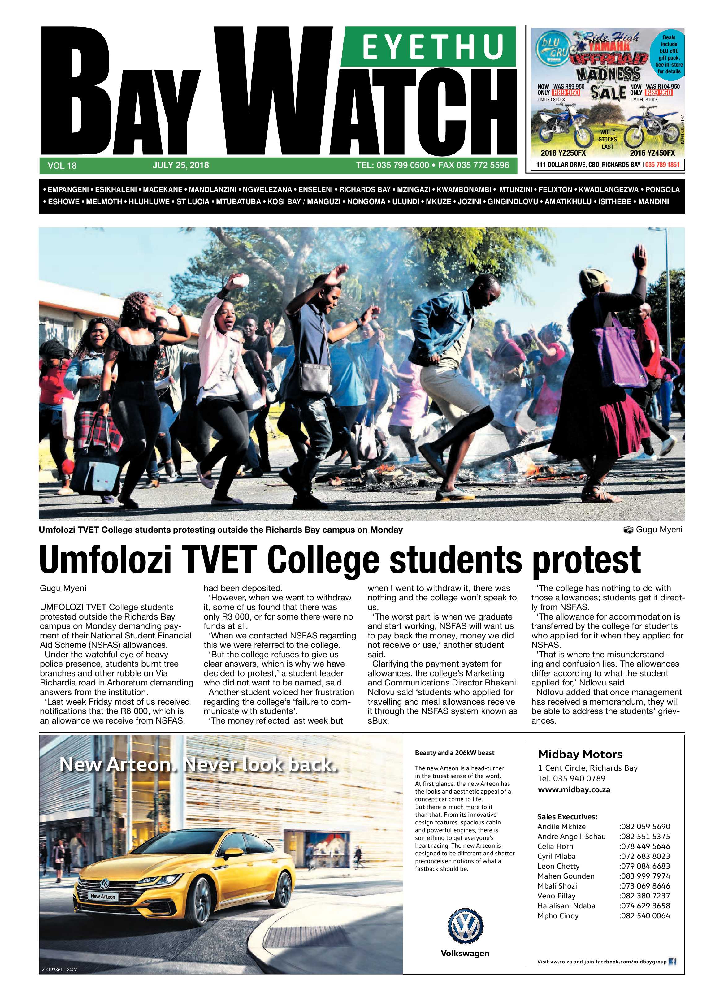 Eyethu Baywatch 25 July page 1