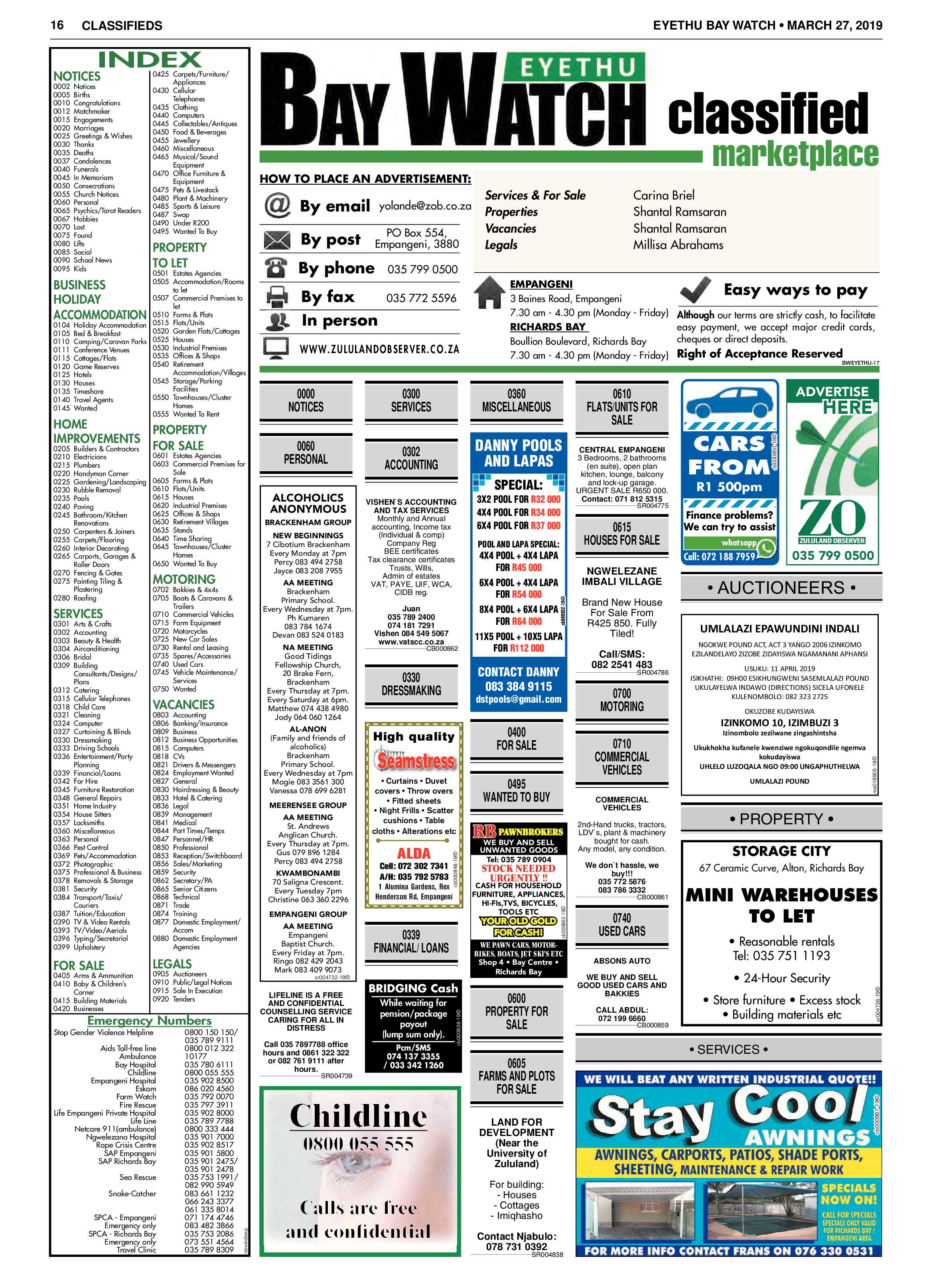 Eyethu Baywatch 27 March page 16