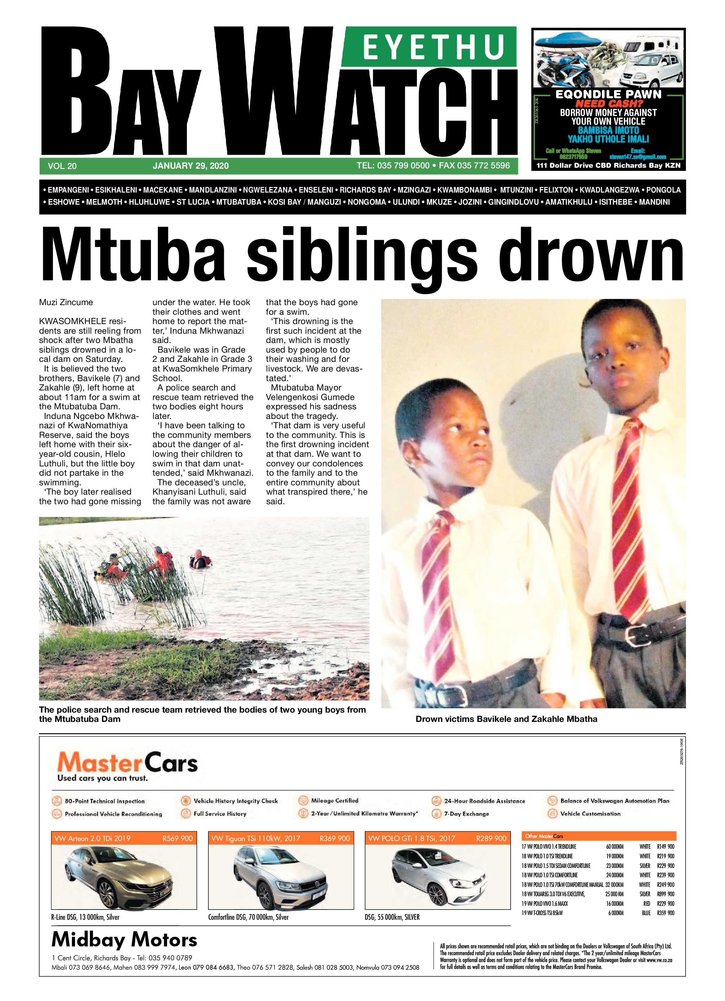 Eyethu Baywatch 29 Jan page 1