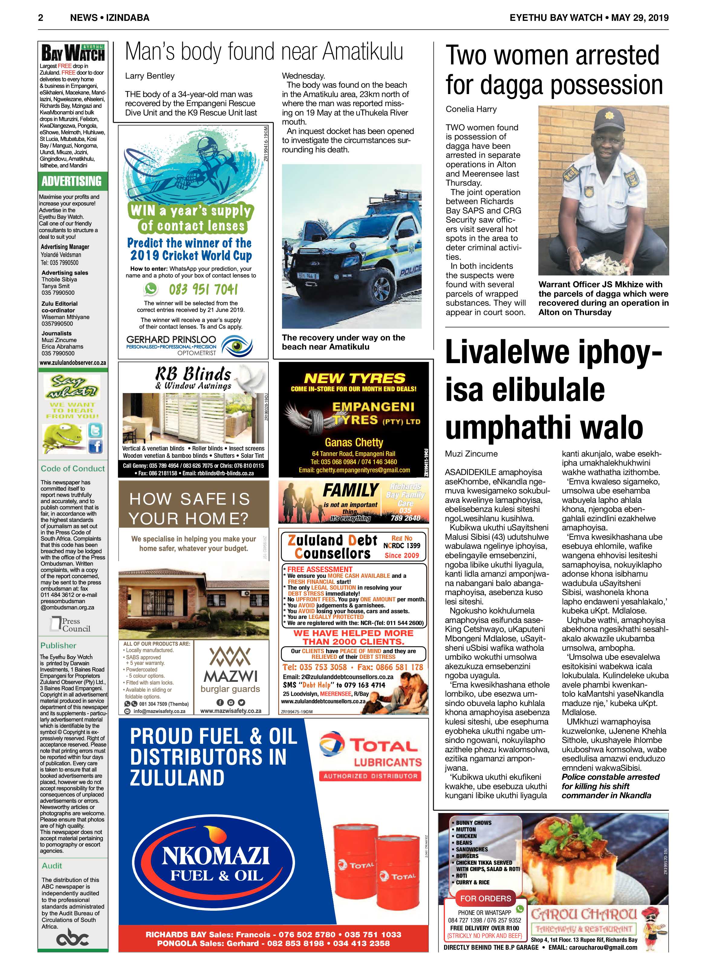 Eyethu Baywatch 29 May page 2