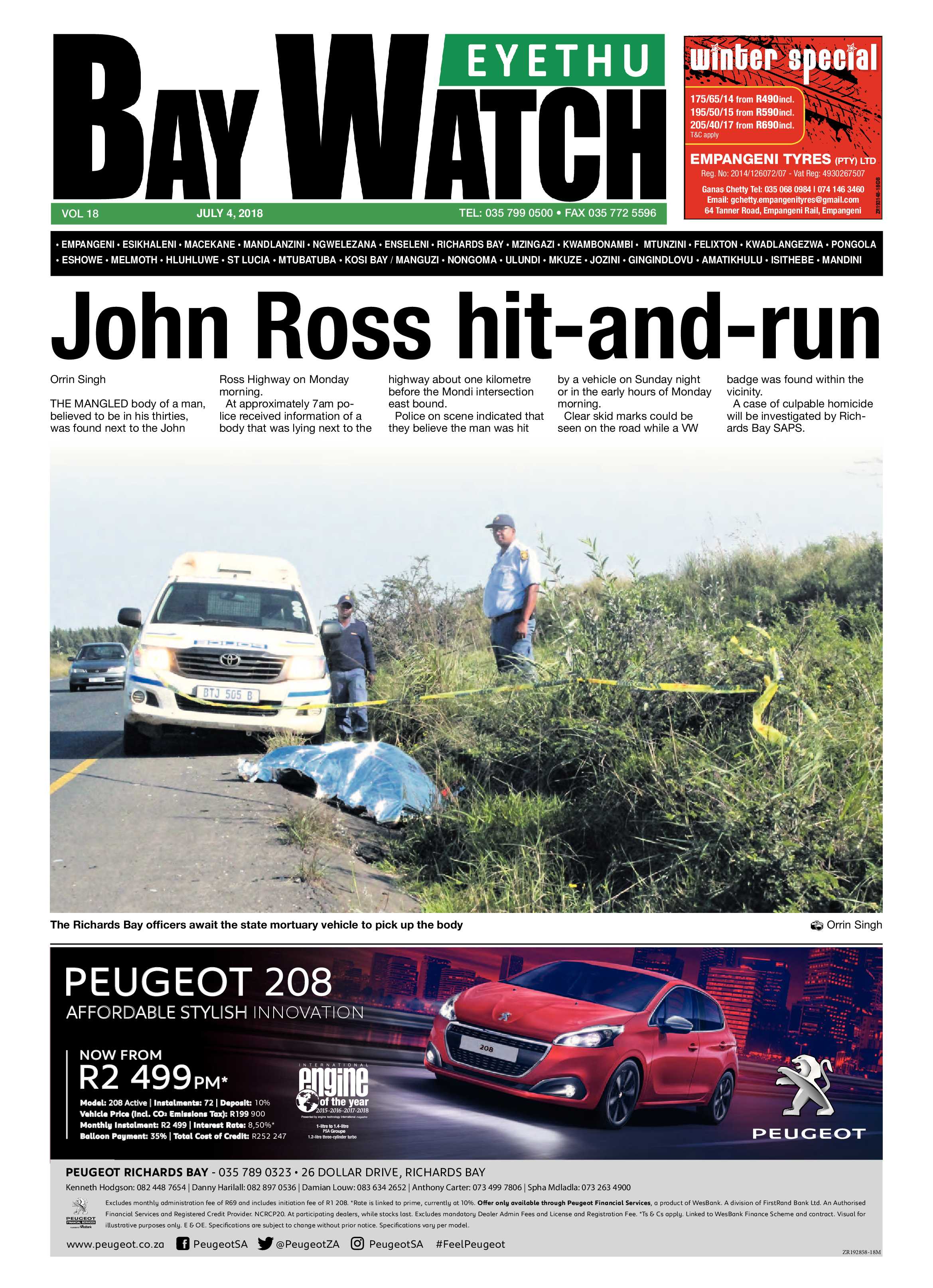 Eyethu Baywatch 03 July page 1