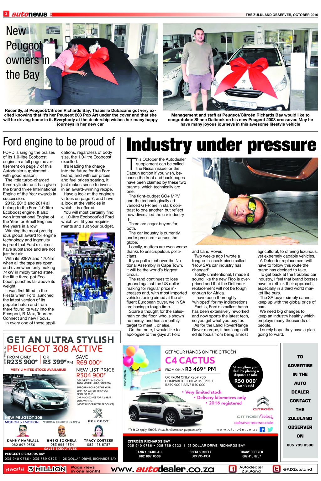 Zululand Autodealer October 2016 page 2