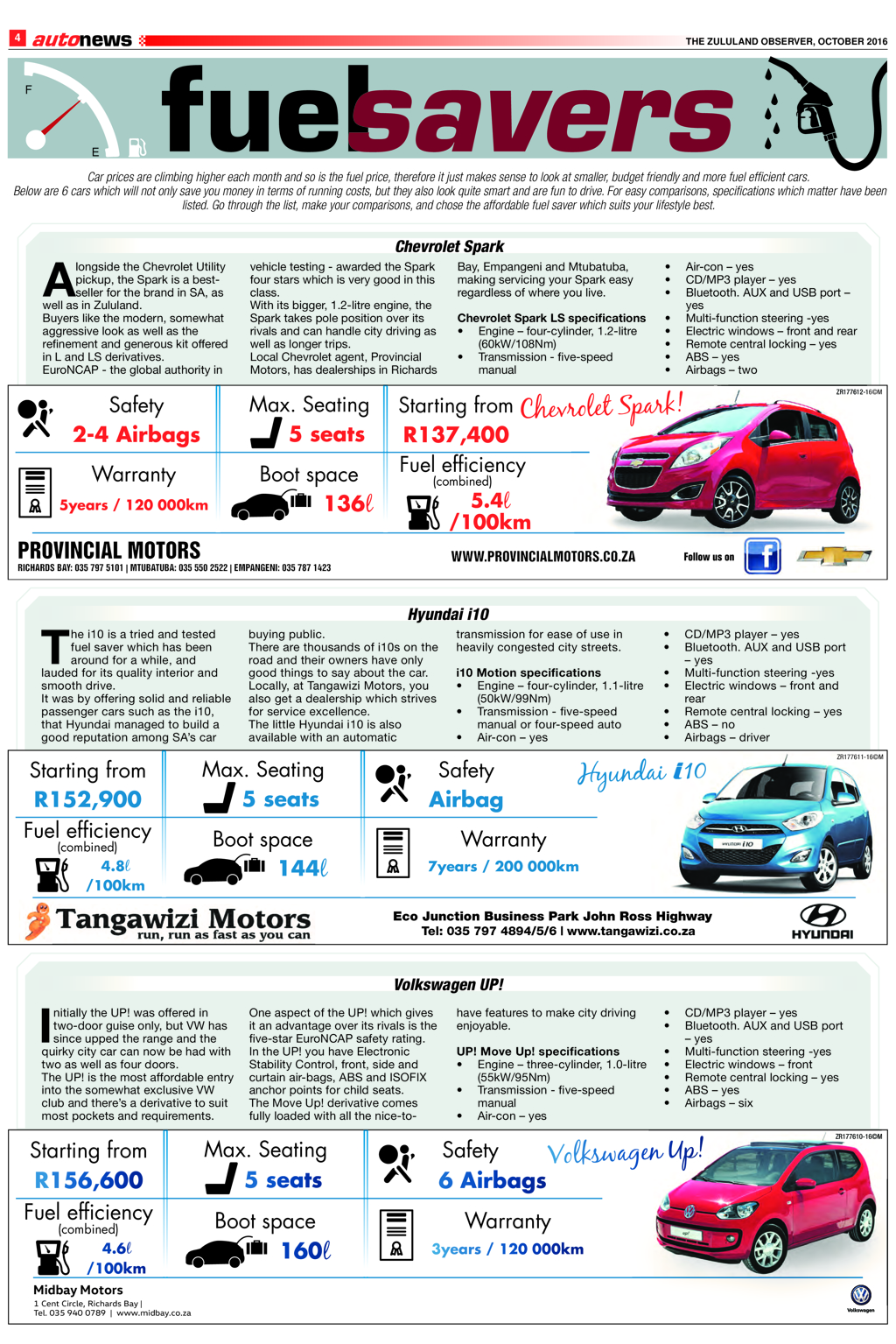 Zululand Autodealer October 2016 page 4